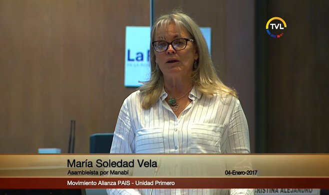 TvlEcuador's tweet photo. .@SoledadVela destaca el derecho de la reinserción educativa que se incluye en proyecto de #LeyMovilidadHumana https://t.co/300HD3jNer