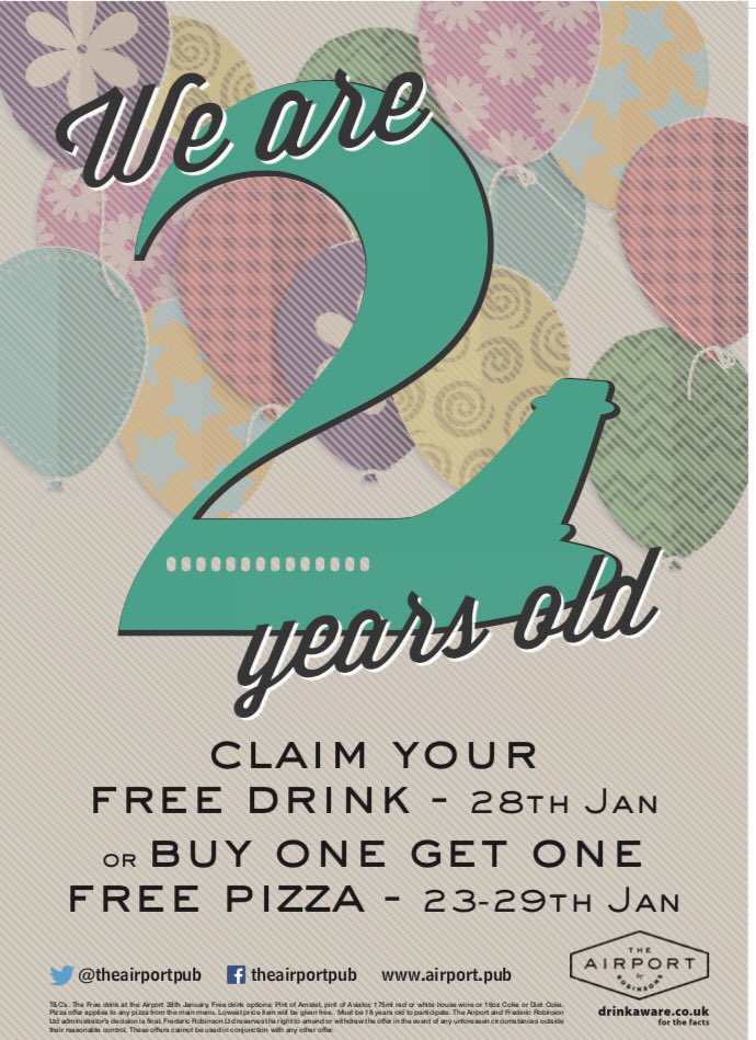 TheAirportPub's tweet image. What a way to beat those #JanuaryBlues Check out our fantastic #JanuaryOffer #drink #dine for less here with us! #Manchester #Airport