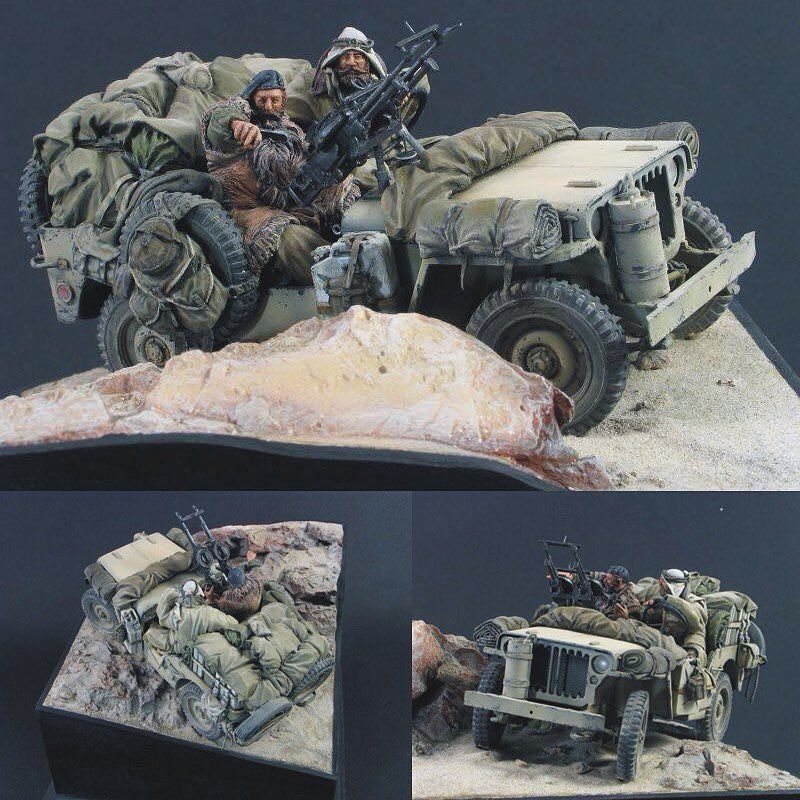 Usina_dos_Kits's tweet photo. Jeep-- 1/24 scale LRDG
Hasegawa's 1/24 Jeep with AC Models figure.
From: History In Scale
Unknown Modeler
#scalemo… https://t.co/xfbtHdmoS8
