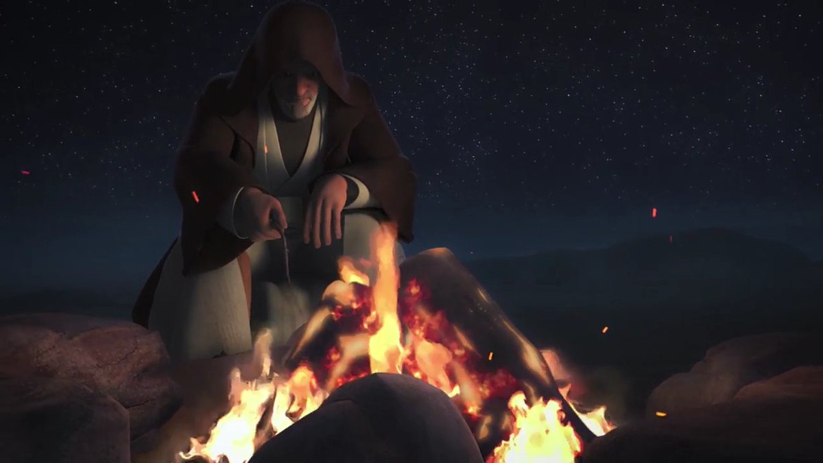 JediKnightEzra's tweet photo. Obi Wan vs Darth Maul! I want to know how to destroy the Sith. #StarWarsRebels https://t.co/5QCaLkxKRY