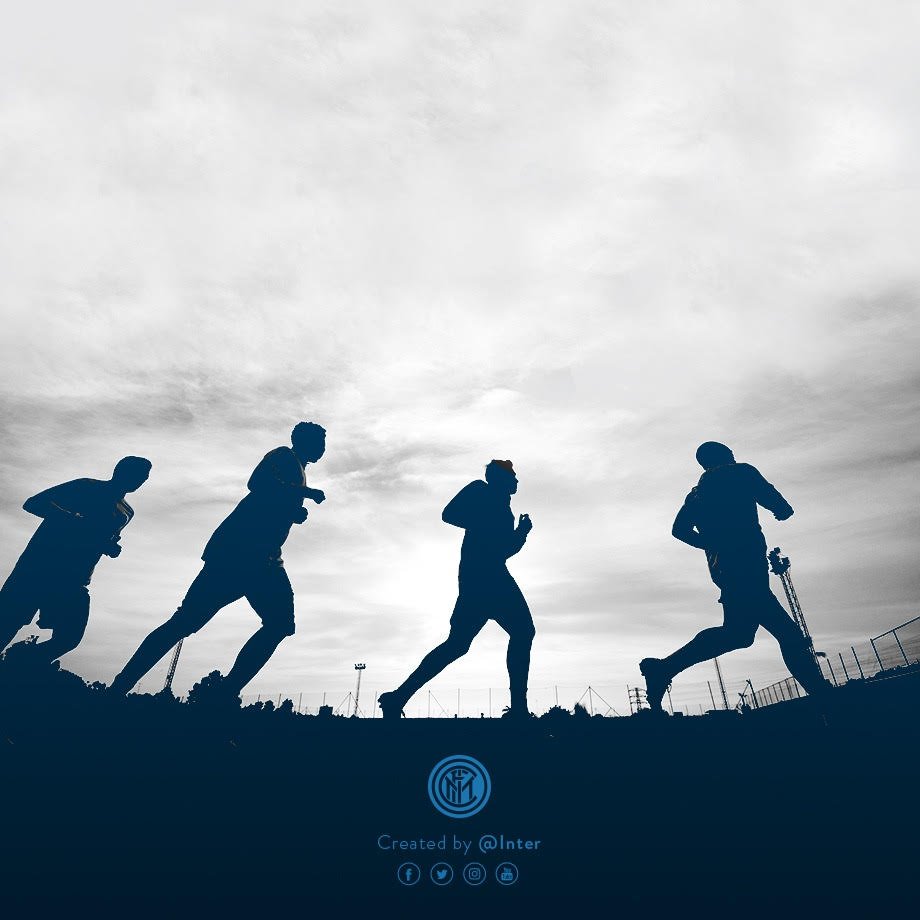 Target bulan ini: berhenti melihat ke belakang, dan menatap masa depan dengan kepala tegak! #ForzaInter