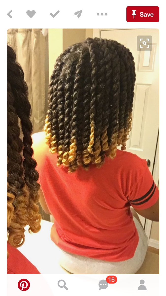 _ShaeDaBae's tweet image. I'm already jealous of how fye her twist out finna be mane