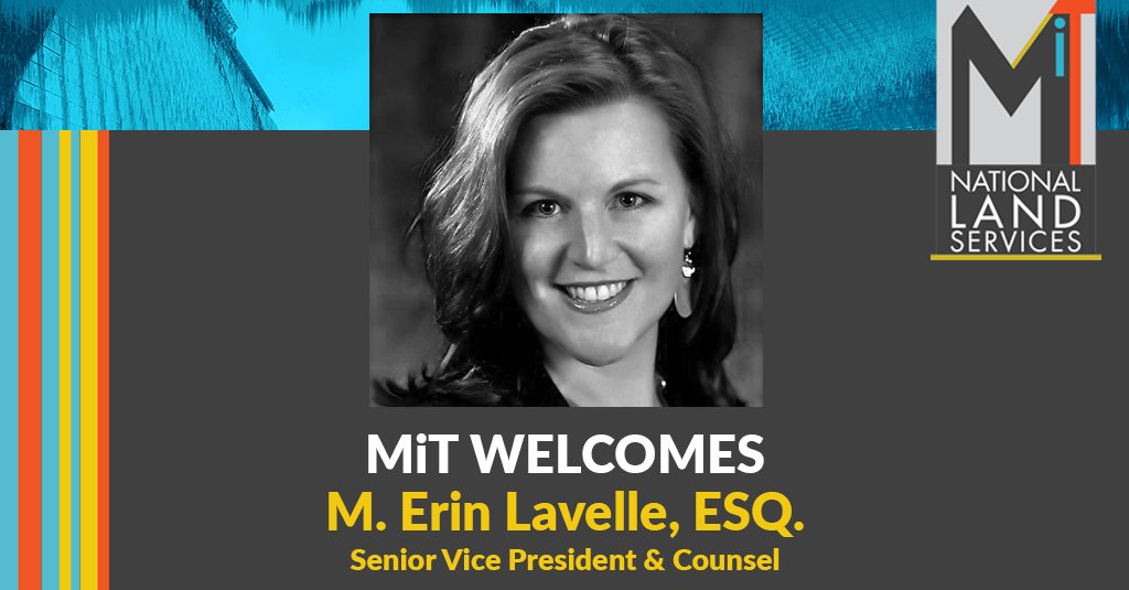 MITNational's tweet image. Erin Lavelle has joined MiT as Senior VP &amp;amp; Counsel. Click here to learn more about Erin and her new role at MiT: ow.ly/EzXr307GJr3