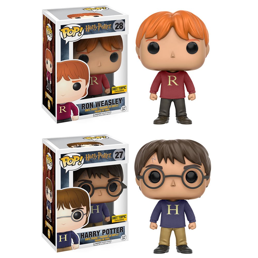 RT &amp; follow <a href="/OriginalFunko/">Funko</a> for the chance to win a <a href="/HotTopic/">Hot Topic</a> exclusive Ron and Harry in sweaters Pop! prize pack!