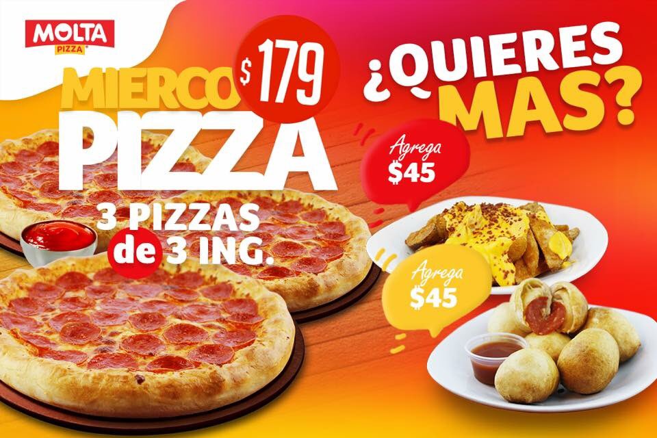 molta_pizza's tweet photo. #moltapizza #pizza #hoy #miercopizza #moltapops #papanachos #mtypizza https://t.co/HwWGSzinSr