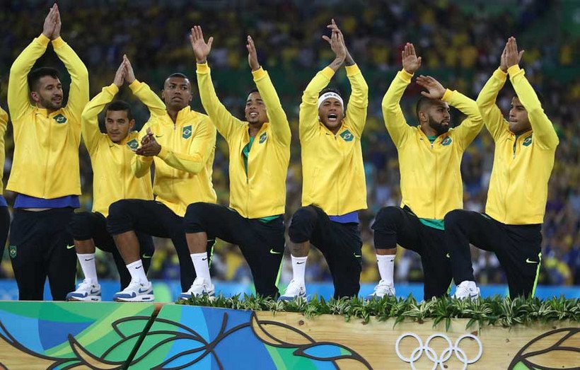 noataque's tweet photo. Há um ano a Seleção Brasileira conquistava a 1ª medalha de ouro olímpica da sua história ao vencer a Alemanha no pênaltis em pleno Maracanã. https://t.co/WNatokpN2f