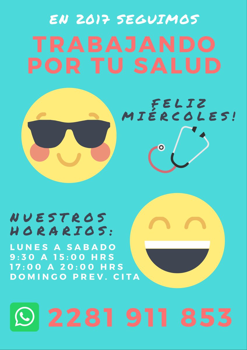 draelylm's tweet photo. Trabajando x tu salud!
Comenta y comparte para obtener un regalo en tu 1ra consulta! #contodo2017 #xalapa #consultorio #medicina #doctor https://t.co/NkhmvwUl1B