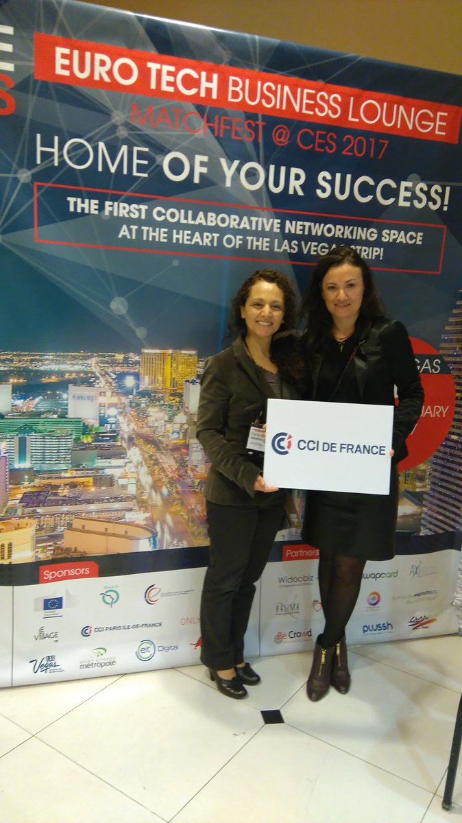 CCI_inter's tweet photo. #CES2017 @CCIParis_Export avec  SACEM et Digitsole. But: faire du sourcing innovation pour l'un et ouvrir une filiale aux USA pour l'autre https://t.co/vwQRJZ0IP6