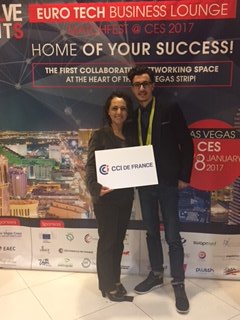 CCI_inter's tweet photo. #CES2017 @CCIParis_Export avec  SACEM et Digitsole. But: faire du sourcing innovation pour l'un et ouvrir une filiale aux USA pour l'autre https://t.co/vwQRJZ0IP6