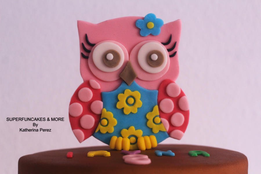 CakesDecor's tweet image. The Pink owl  ... cakesdecor.com/cakes/266746-t… #cake #cakedecorating