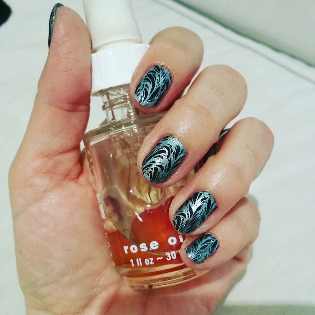 ravitreitman1's tweet photo. Stamping nail art!! A great and beautiful easy way to dress up your nails😊 https://t.co/LHu1bctiQe