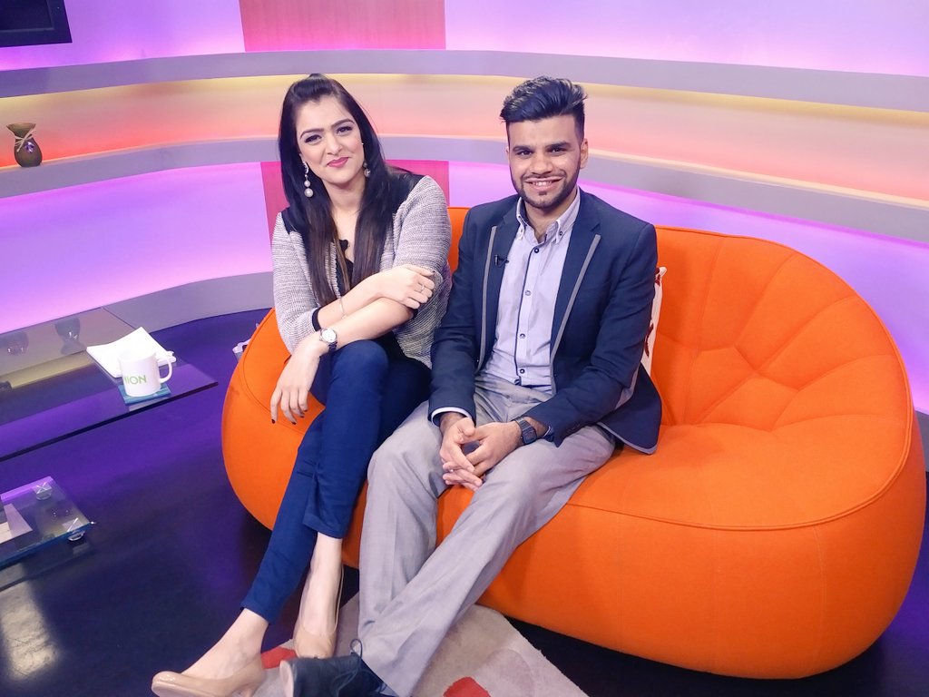 natasghar's tweet photo. With the delightful Dr Khaki talking all about #entIssues @ZeeCompanion catch the repeats on #sky788 https://t.co/HDpVrc4Cdz
