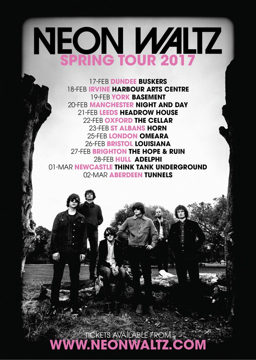 neonwaltz's tweet photo. Our first shows of 2017! Tell all yer friends. 

Tickets: https://t.co/QENP0fEoCt 

@nowwave @headrowhouse @hornvenue @Freckfest @UTIEVENTS https://t.co/ZN1tNDkT9q
