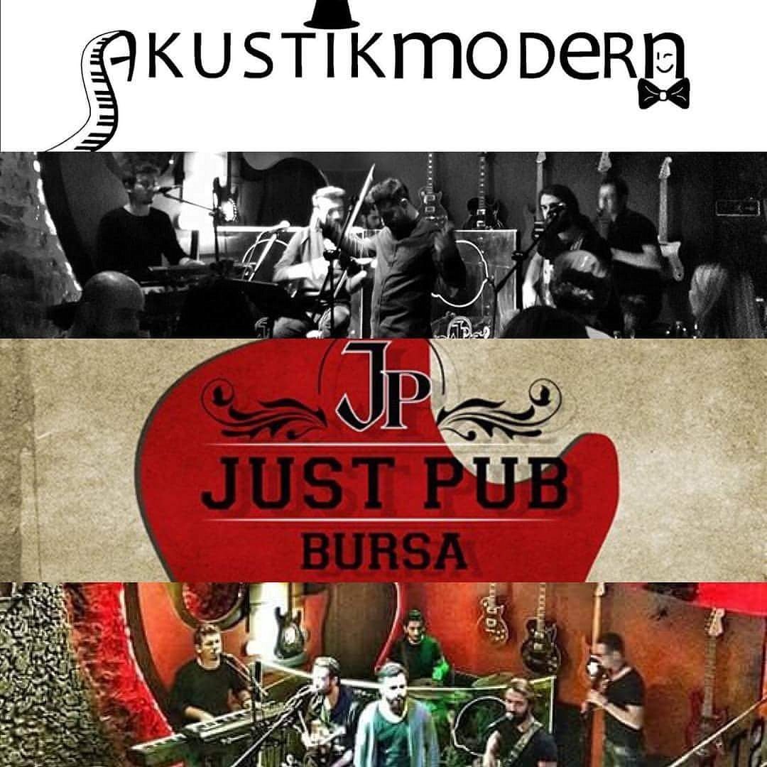 Bu akşam Just Pub sahnesinde Akustik Modern sizlerle ✋