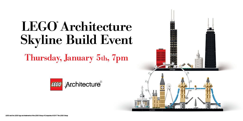 barnes and noble lego architecture event