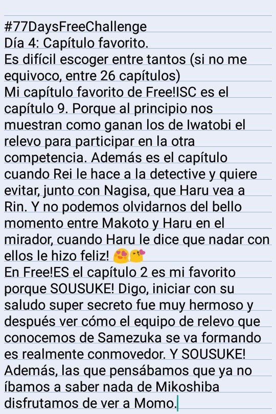 Yaoi_Fujoshi29's tweet photo. #77DaysFreeChallenge
Día 4: Capítulo Favorito.
#FreeES #FreeISC https://t.co/Z6MdJzf1Go