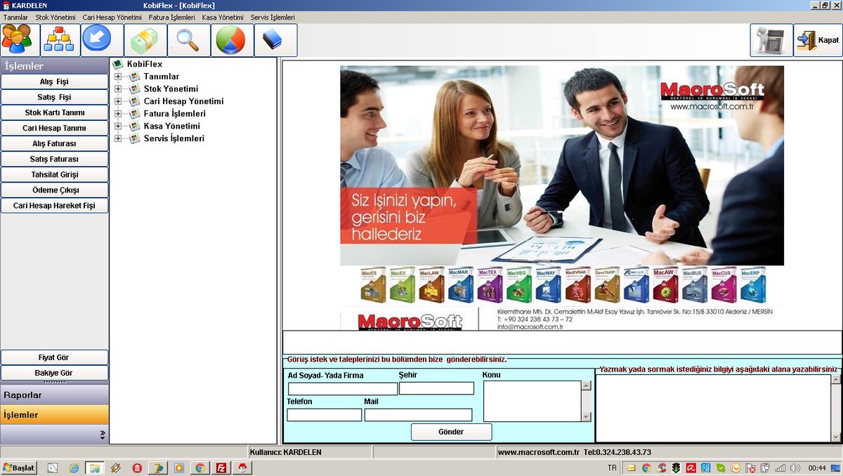 macrosoftNAS's tweet image. KobiFlex Ücretsiz Muhasebe Programı macrosoft.com.tr kobiflex.com