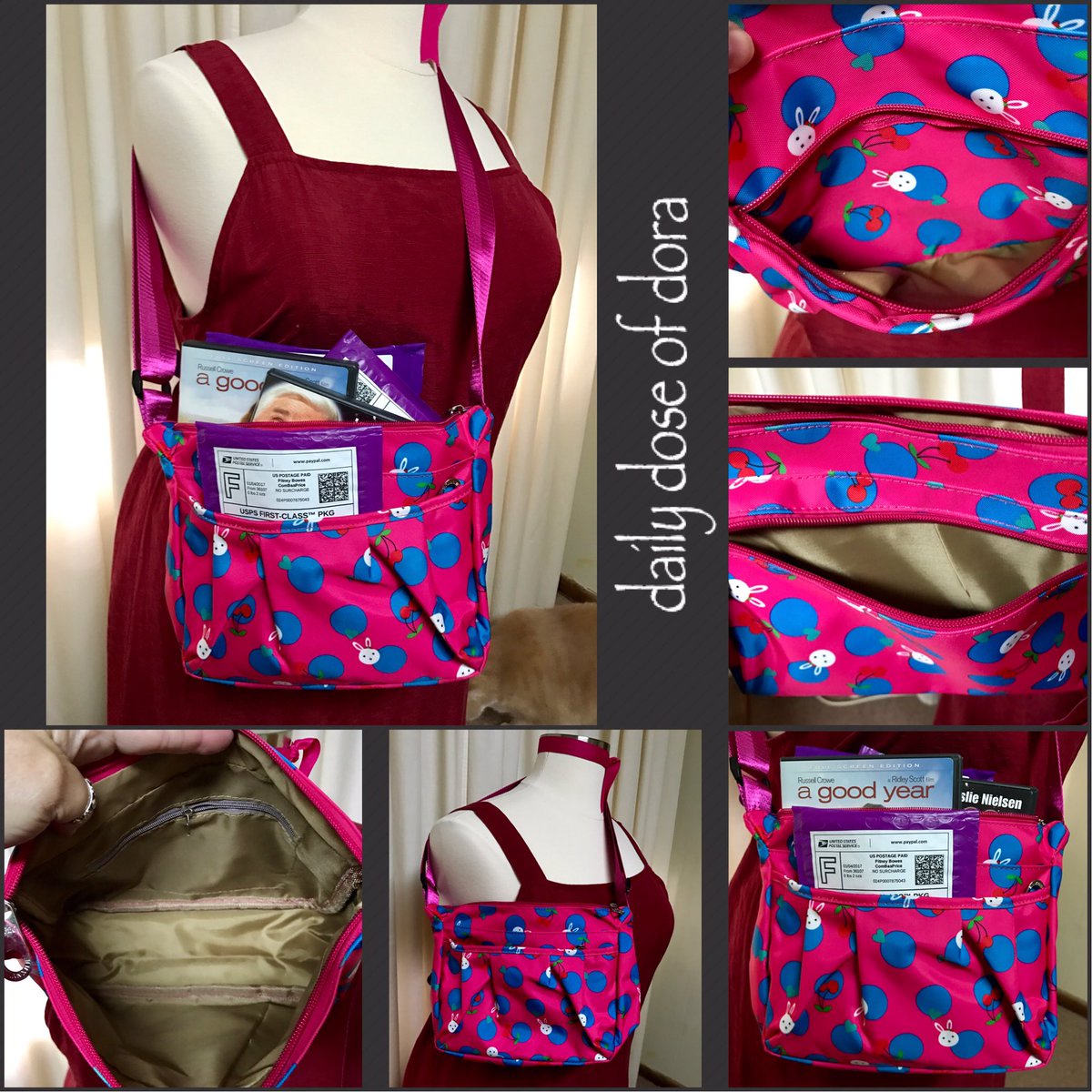 dailydoseofdora's tweet photo. I ADORE THIS ROOMY #CSFamilyStore #bunny #handbag #zipper #vinyl #crossbody #purse #handbag #cute #freeforreview https://t.co/x2Ev0E4FUZ https://t.co/QZoAZGXmSs