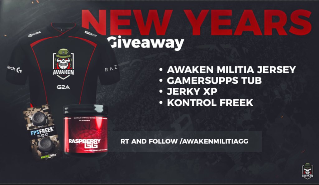 AwakenMilitia's tweet image. HAPPY NEW YEAR! Let's celebrate with our first special GIVEAWAY!

RT &amp;amp; Enter Here: app.viralsweep.com/sweeps/full/b4…