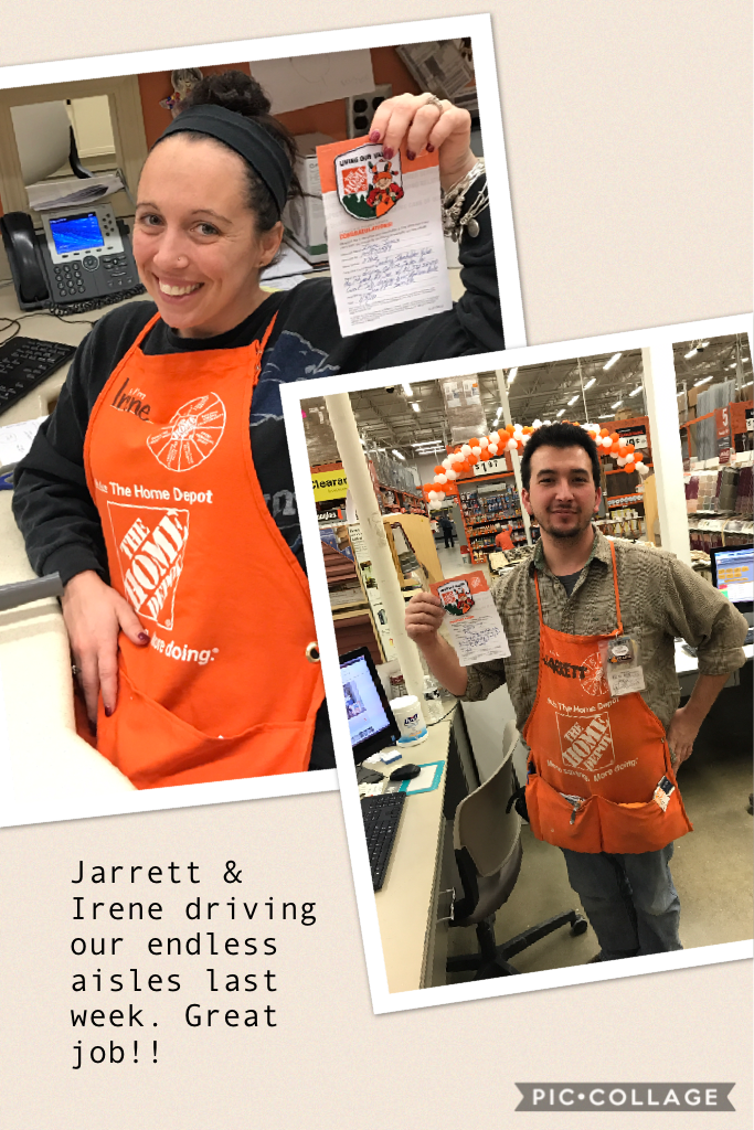 sdsmith626's tweet photo. Jarrett &amp; Irene driving our endless aisle sales last week. #Greatjob  https://t.co/UwouwGQK12 https://t.co/3ElSdA6YSt