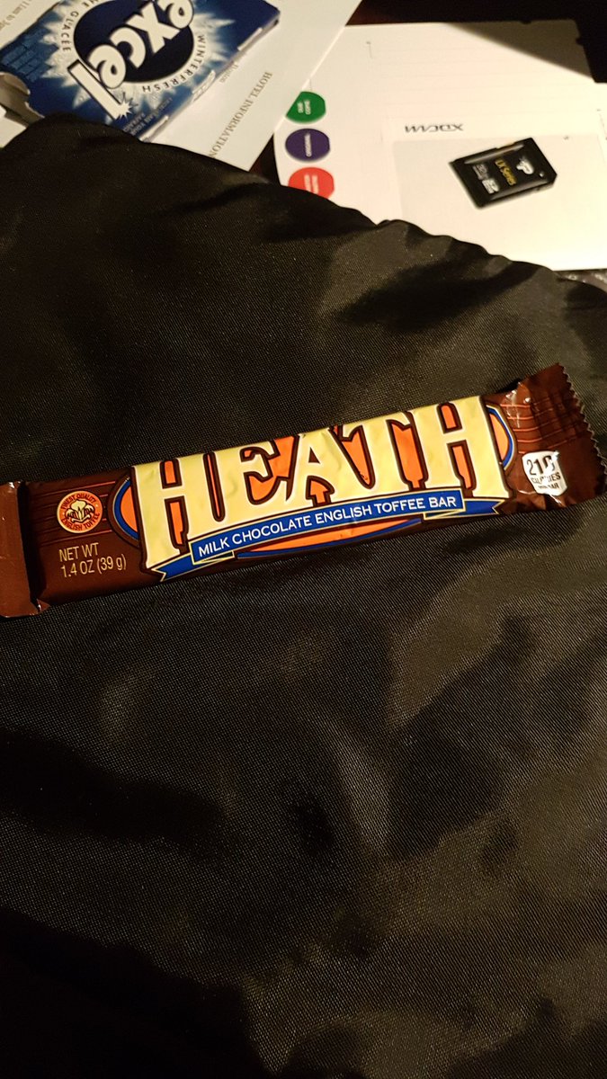 darn...didnt have my glasses..thought this said HEALTH bar when I bought it..oh well..down the hatch