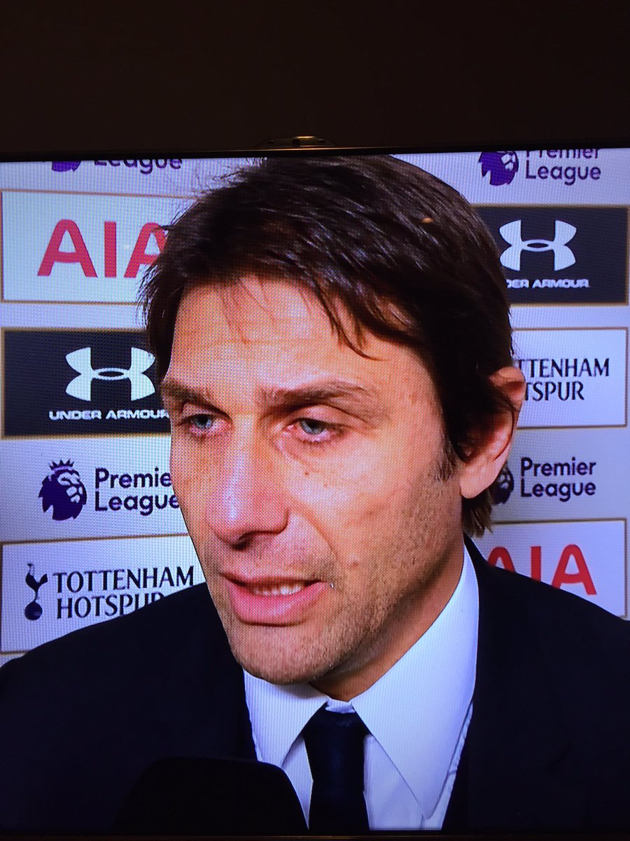 Not blaming the ref. Not blaming his players. Not ranting. No stony silence. Giving Spurs credit. Proud to have him as Chelsea manager