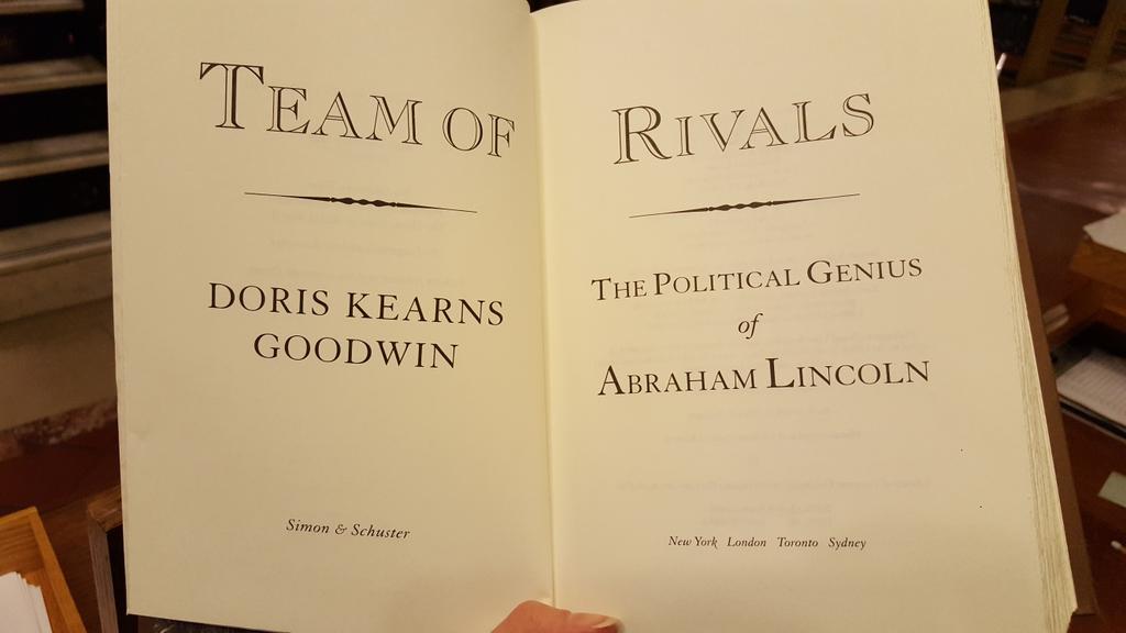 Happy Birthday, Doris Kearns Goodwin! We\re re-reading Team of Rivals this week  