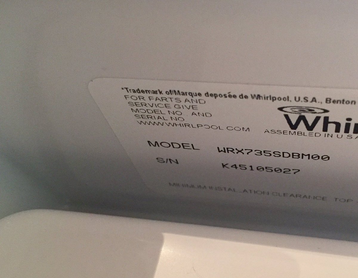 BriLott812's tweet photo. @whirlpoolusa Thanks for letting me know what I need for "farts" and service https://t.co/CbNYOo1g8D