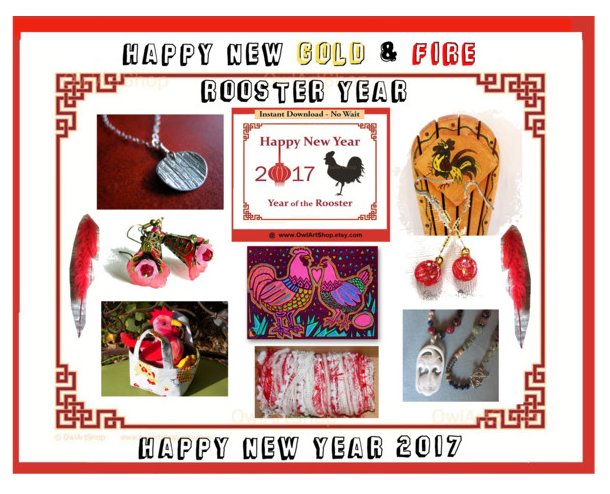 OwlArtShop's tweet photo. Happy New Rooster Year #integrityTT #EtsySpecialT #2017Rooster https://t.co/0GB2pENjRe  #polyvoreStyle #CNY2017 @etsy @EtsyRT https://t.co/WNm1ivdP5Q