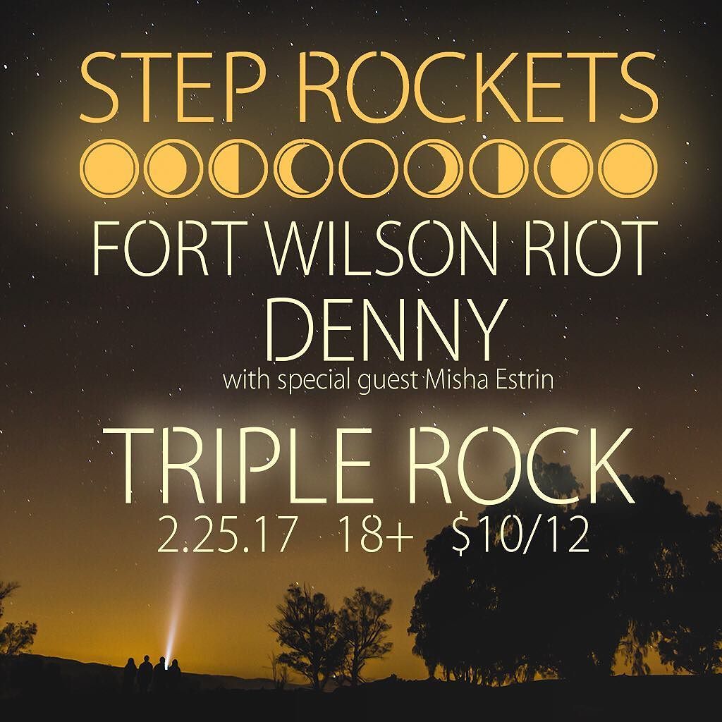 Step Rockets (@steprockets) on Twitter photo Really looking forward to this night with <a href="/fortwilsonriot/">Fort Wilson Riot</a> and <a href="/dennytheband/">Denny</a> <a href="/triplerockmpls/">Triple Rock</a> ift.tt/2hS4BB6 Really looking forward to this night with <a href="/fortwilsonriot/">Fort Wilson Riot</a> and <a href="/dennytheband/">Denny</a> <a href="/triplerockmpls/">Triple Rock</a> ift.tt/2hS4BB6