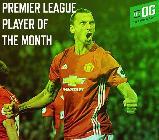 TheOGonKiswe's tweet photo. Congratulations to @ManUtd  #striker @Ibra_official who has won the PFA Fans' Premier League Player of the Month award for December. #soccer https://t.co/xPURpe7iVN