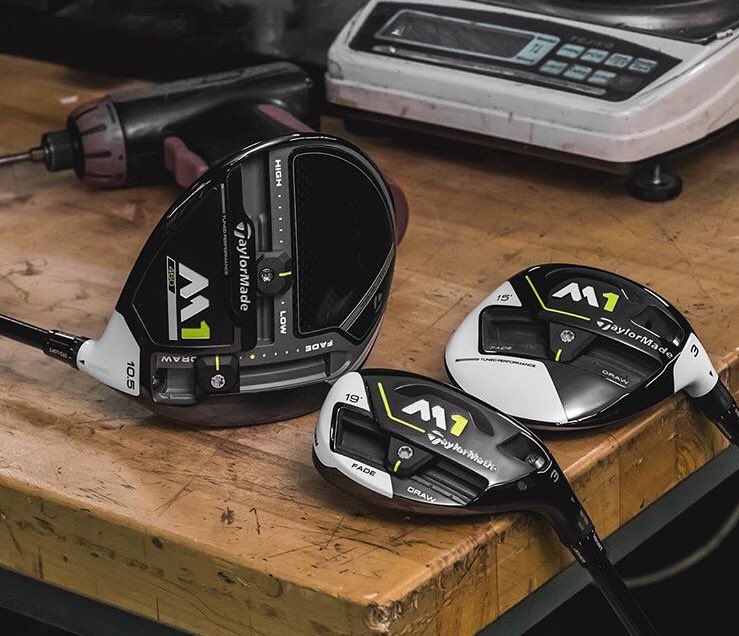 JustinRose99's tweet photo. Great day testing different shafts in the @TaylorMadeGolf #M1 family.... #SameLetter #BetterEverything 💚💚 https://t.co/wDT5PsBLCl