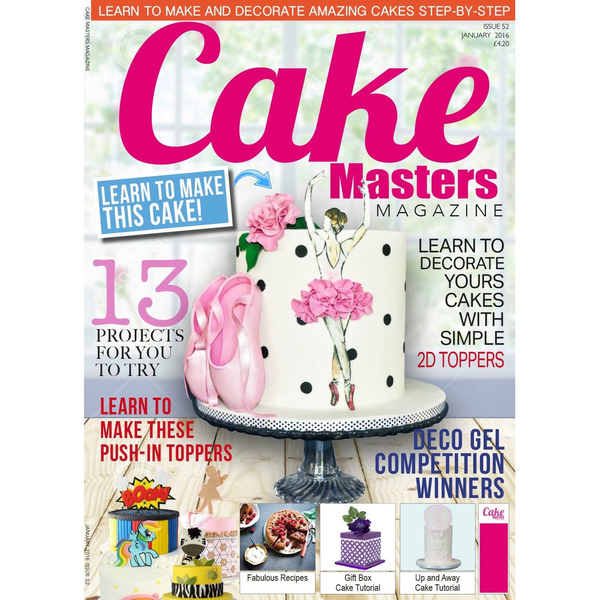 The January issue of #cakemasters magazine RT for a #free copy