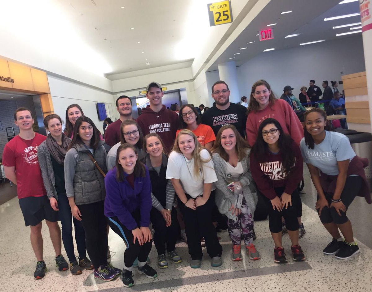 VT_Engage's tweet photo. Group pic before takeoff! Our service learners landed in the Dominican Republic this afternoon. #FollowUs2theDR #ExperienceUtProsim https://t.co/PgvcQmsLEb