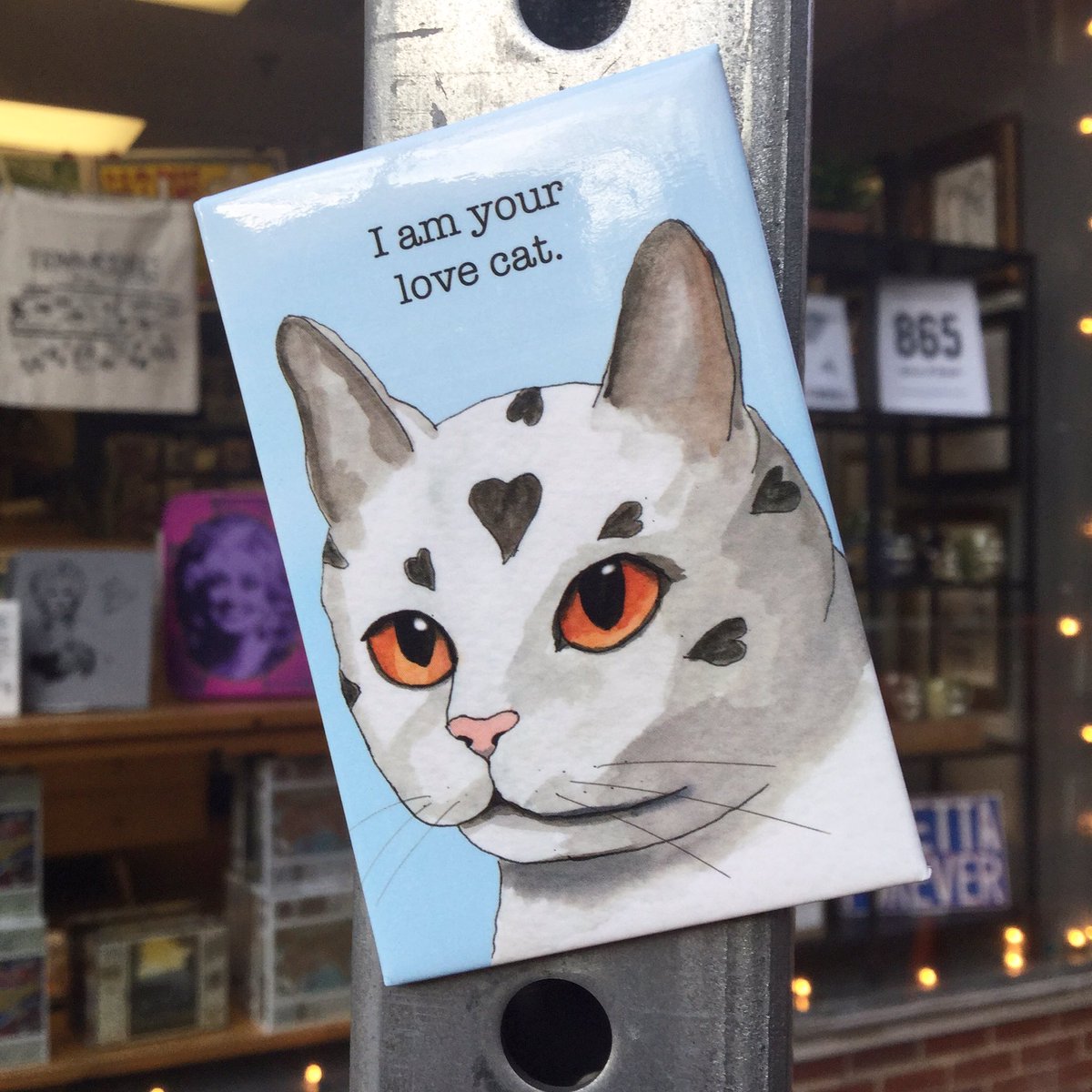 shoprala's tweet photo. How could anyone say no to this @franticmeerkat magnet? #lovecat #kitty #magnet #vday #love #vday2016 #valentinesday https://t.co/XPnFxnc7Qs