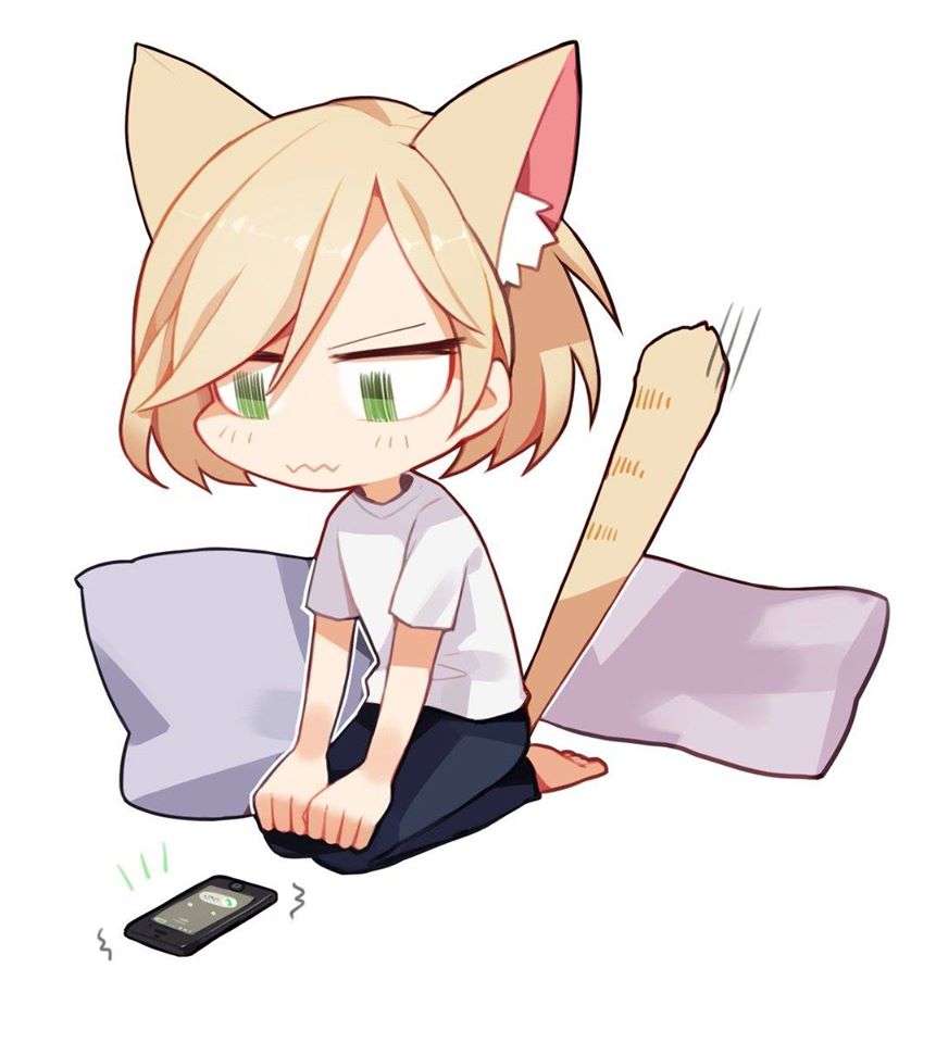 MundodelYaoi's tweet photo. Esperando el mensaje de otabek... pobre yurio. https://t.co/tjMMICoYyn