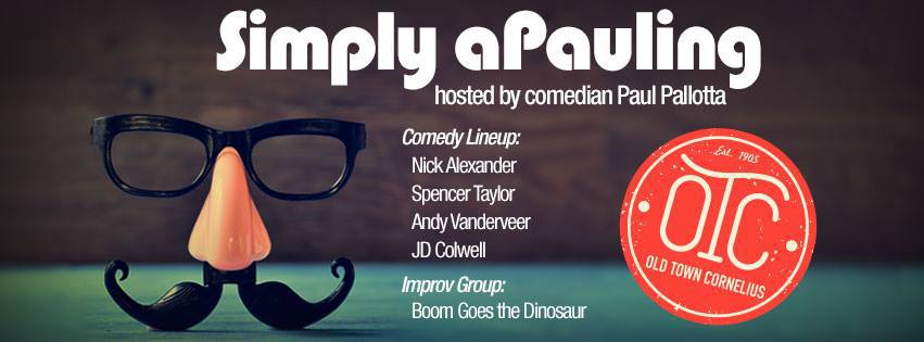 CLTCRadio's tweet photo. The debut of a hilarious new #comedy series,Simply aPauling #ComedyShow this Sat at Oak St Mill. Yep! One of our #CLTCRadio show hosts! https://t.co/zTYj4plWsk