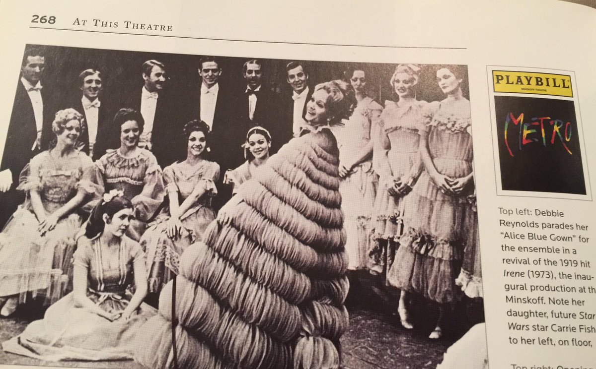 BroadwayGirlNYC's tweet photo. Photo: #DebbieReynolds & the cast of #Irene, inc #CarrieFisher. Signed "Love to Laura xxo Carrie Fisher" & "To Laura love Debbie Reynolds."๐ https://t.co/QQhrVoTYLx