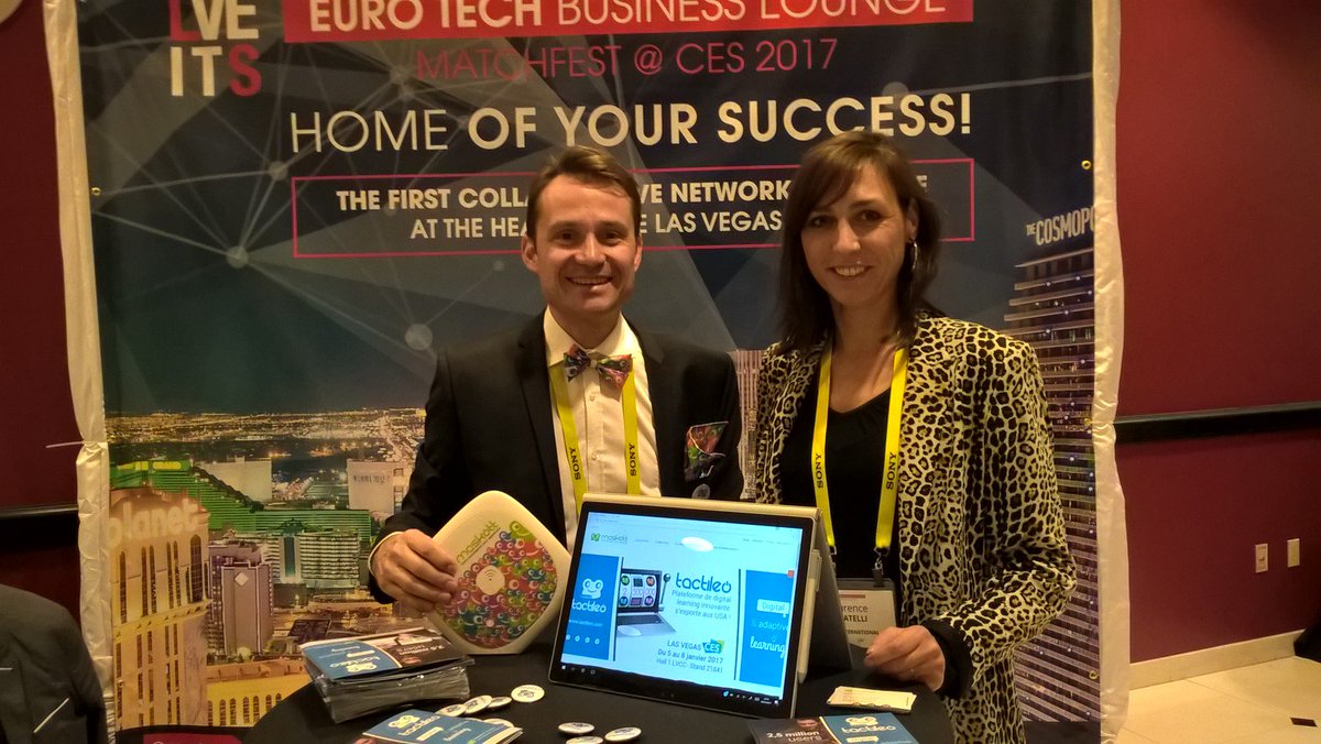 CCI_inter's tweet photo. #CES2017 #CCI Puy-de-Dôme  aux côtés de ses #pme innovantes @Maskott_Europe @connected_tea @TapCardsApp https://t.co/IwtQusuD6B