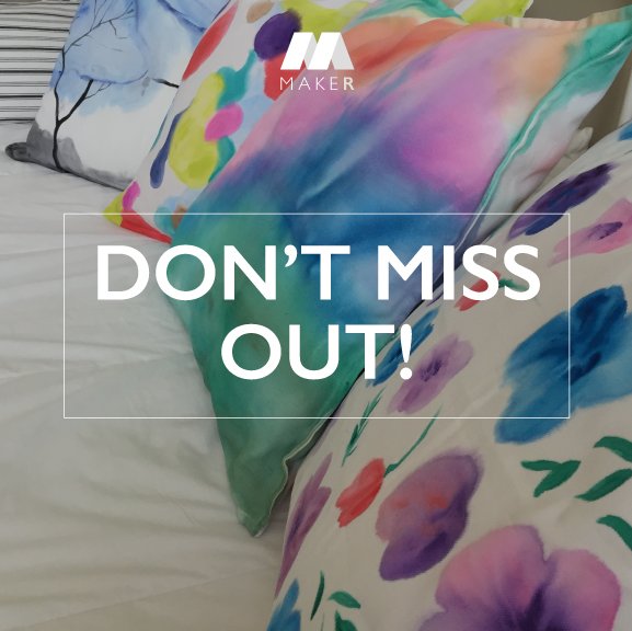 Do not miss your chance to come paint your own Watercolour Pillowcase at @80thandivy January.18th with us! --> ow.ly/CDJe307DRZI