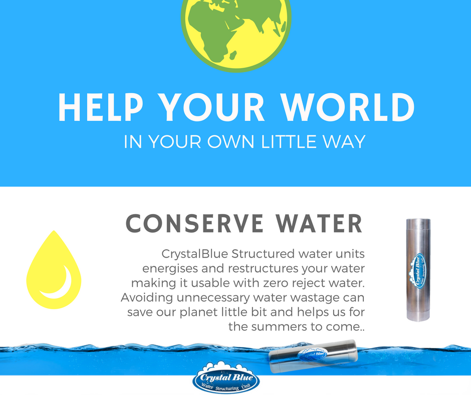 CrystalBlueIND's tweet photo. Lets #SAVEWATER 4 a beter tomorow.Instal @CrystalBlueIND #StructuredWater Unit &amp; enjoy good water without wasting truck loads of rejectwater https://t.co/aMIysSvdRf