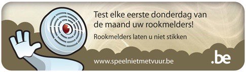 Vandaag is het de 1ste donderdag van de maand. Vergeet je rookmelders niet te testen. #brandveiligheid #ElkeSecondeTelt