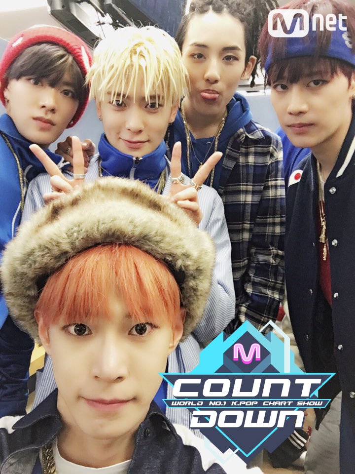 MINIROOKIES_TH's tweet photo. [Official] 170105 MnetMcountdown twitter update #NCT127 วันนี้หนุ่มแสดงเพลง #LIMITLESS และ #GoodThing อย่าลืมดูกันนะคะ  ❤ https://t.co/yMw67oU5Yo