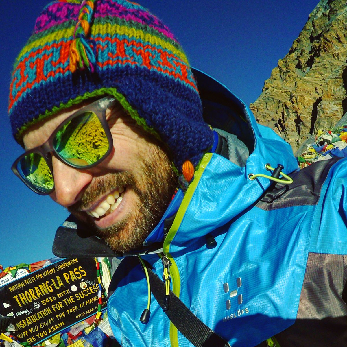 Emoció a 5.416 m #nepal #annapurnacircuit #namaste