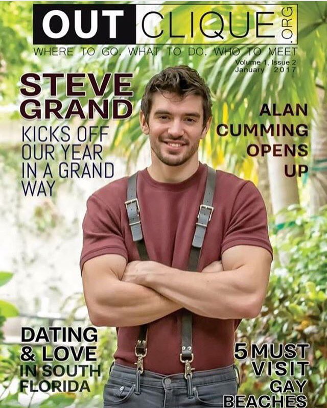 justjoeylopez's tweet photo. Love seeing @SteveGrandMusic on the cover of @OutClique at the beautiful @GrandResortSpa here in the 🏳️‍🌈loving state of Florida💜 https://t.co/dbVkx3wgQR