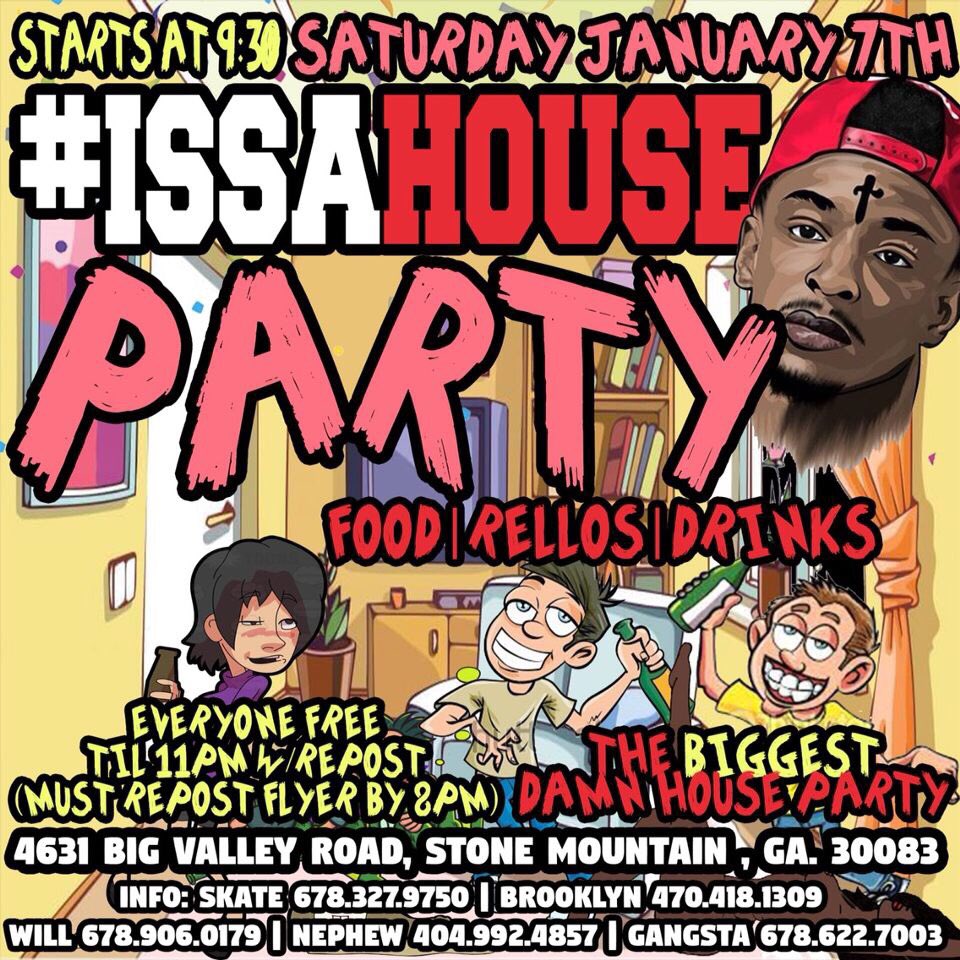1GVNGSTE's tweet photo. Got The Streets Of Tha East On Loxk This Saturday #IssaHouseParty 🗡😈 Starts @9:30pm 🤘🏾
FREE RELLOS 🍃DRINKS 🍾🍹 FOOD 🍔🍕 Fukk It #ItGetsLit 🔥 https://t.co/UEqeM4C88W