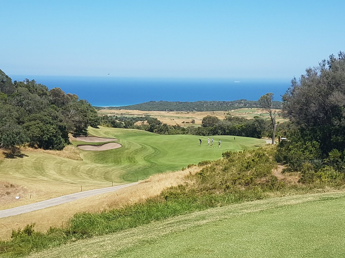 Finally my golf hiatus is over &amp; what a day &amp; course to get back out there with @RACVGolf Cape Schanck The course was excellent.