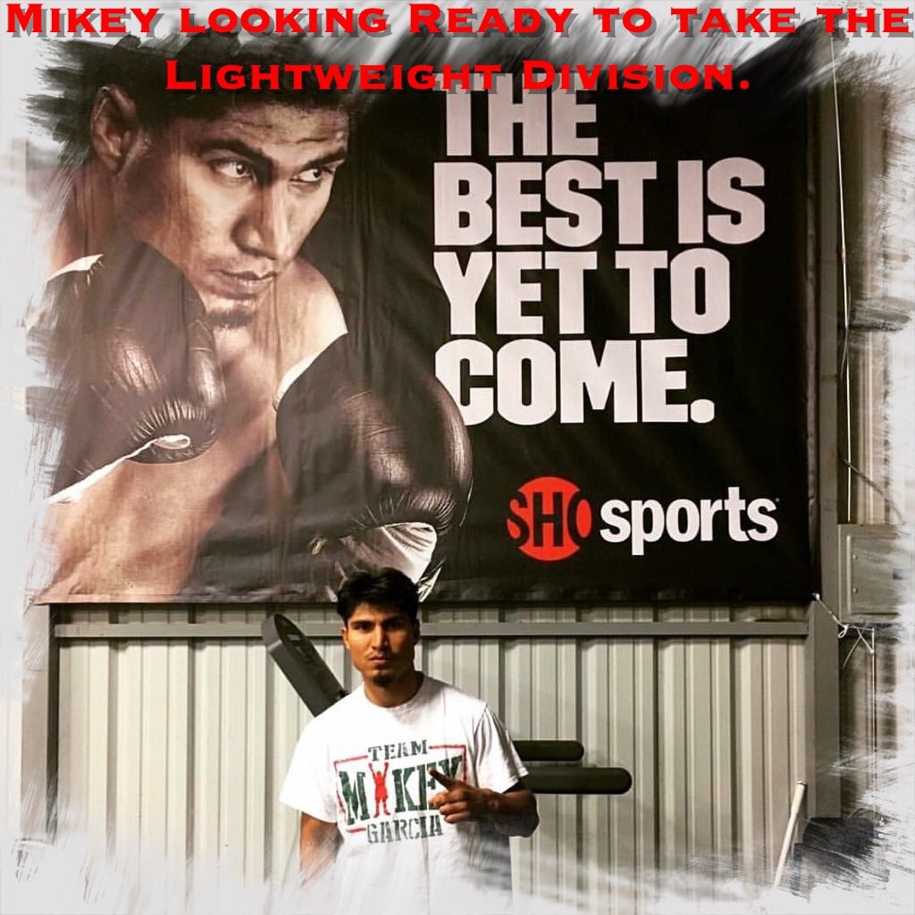 BoxingROKus's tweet photo. @mikeygarcia looking ready to take the #LightWeightDivision but his taken on a big Challenge this month. #BoxStatsWorldWide https://t.co/JpwRaCVZU6