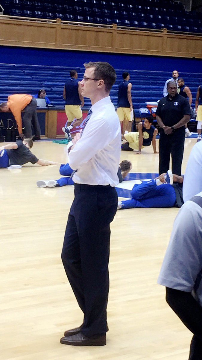 callme_msirb's tweet photo. Great game tonight coach @JonScheyer #bluedevilnation https://t.co/5XBjsOYLrP
