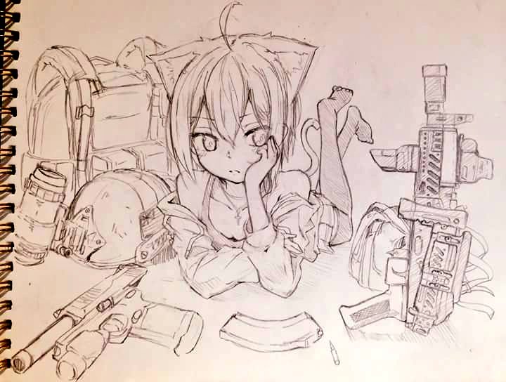 AKs74u 構想w 